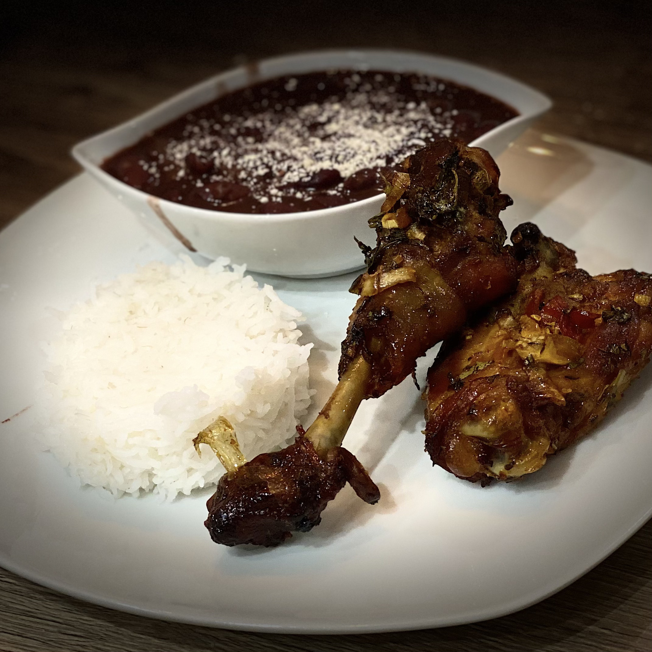 Poulet fumé façon boucané